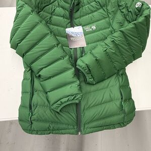 🔥🔥Mountain Hardwear Stretchdown Puffer Jacket Men’s  Small NWT Green